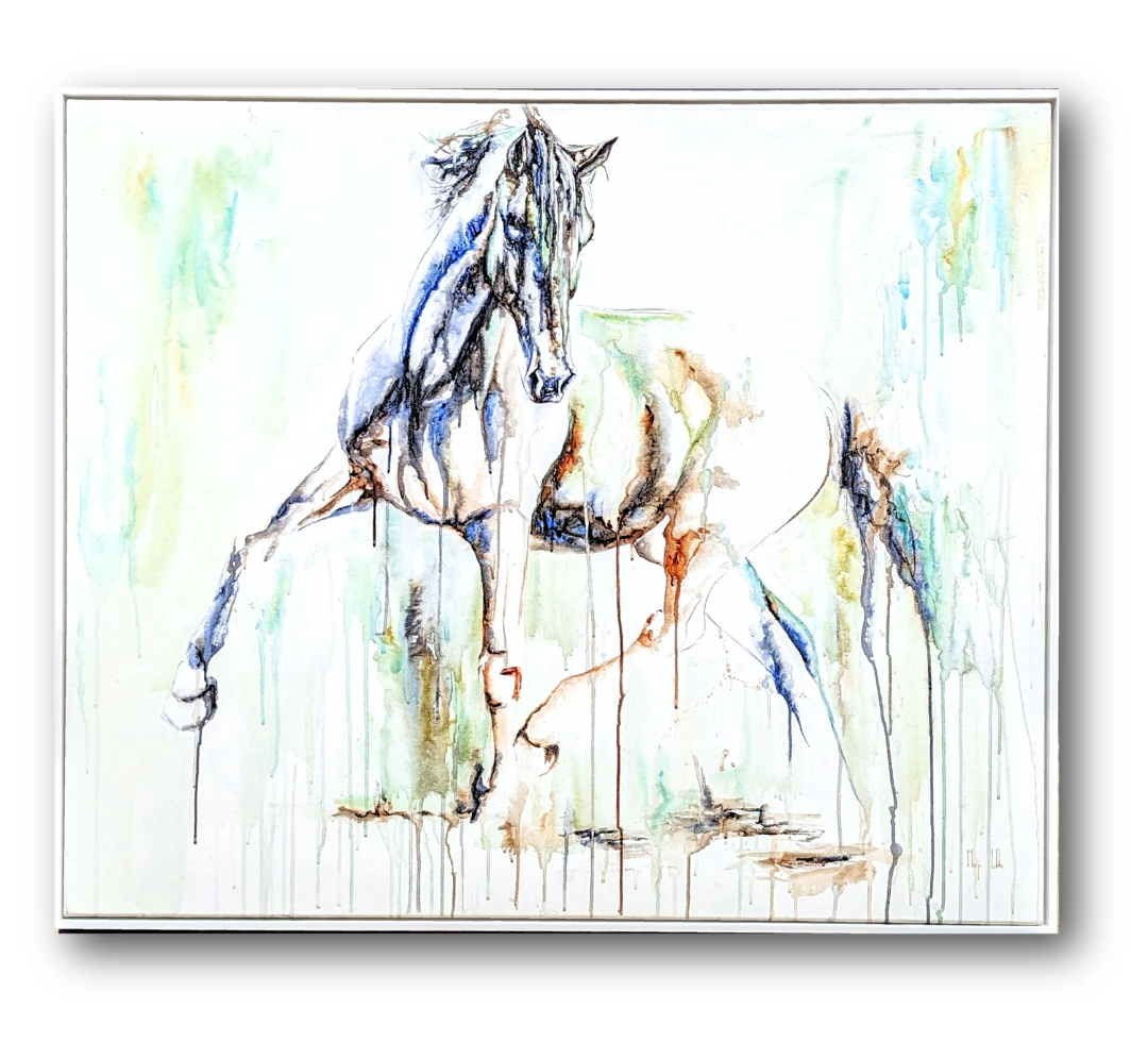 Elusive horse painting